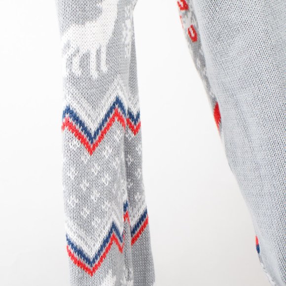 Game of Thrones Winter Is Here White Direwolf Gray Pullover Ugly Sweater XS - Picture 5 of 7